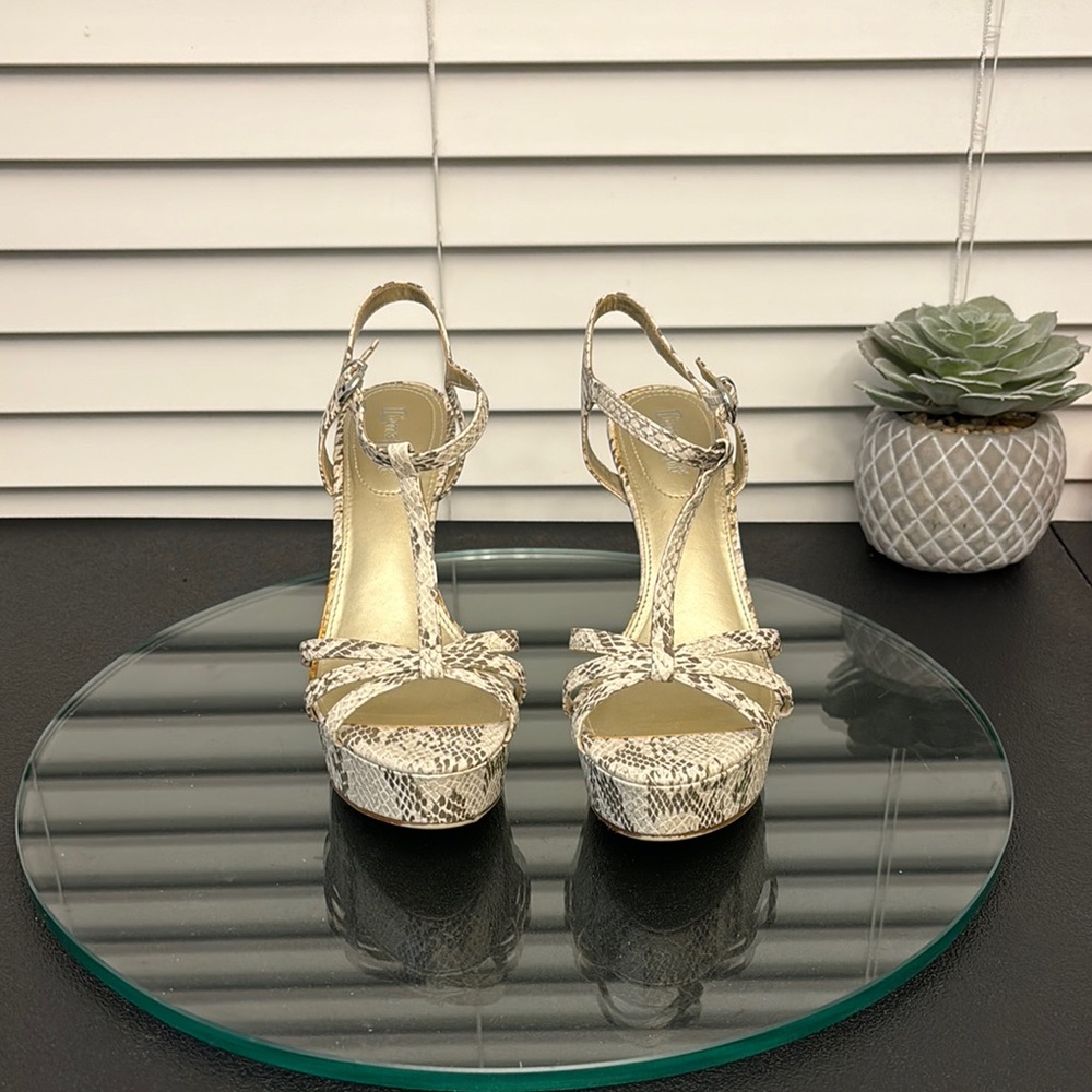 Limelight Women's Snakeskin Platform Sandals